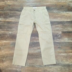 Field and Stream Khaki Cargo Pants Size 34